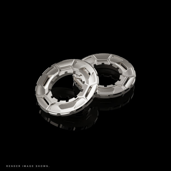 Rotor Lockrings - 3D Printed Titanium