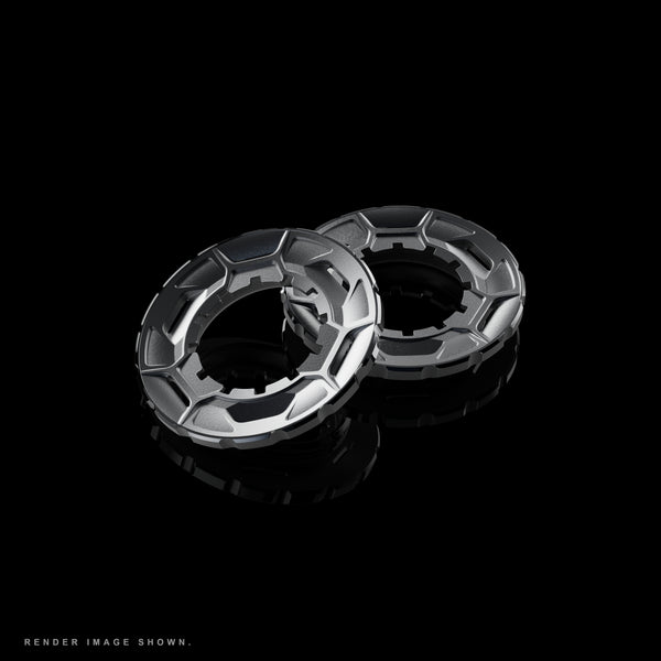 Rotor Lockrings - 3D Printed Titanium